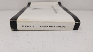 2007 Pontiac Grand Prix Owners Manual Book Guide OEM Used Auto Parts - Oemusedautoparts1.com