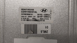 2014-2016 Hyundai Elantra PCM Engine Computer ECU ECM PCU OEM P/N:39102-2EML6 39103-2EML6 Fits 2014 2015 2016 OEM Used Auto Parts - Oemusedautoparts1.com