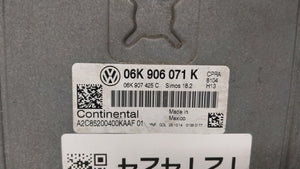 2015 Volkswagen Passat PCM Engine Computer ECU ECM PCU OEM P/N:06K 906 071 K Fits OEM Used Auto Parts