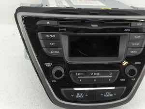 2014-2015 Hyundai Elantra Radio AM FM Cd Player Receiver Replacement P/N:961703X156GU 96180-3X165GU Fits 2014 2015 OEM Used Auto Parts