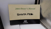 2004 Hyundai Santa Fe Owners Manual Book Guide OEM Used Auto Parts - Oemusedautoparts1.com