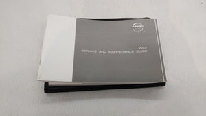 2002 Nissan Altima Owners Manual Book Guide OEM Used Auto Parts - Oemusedautoparts1.com