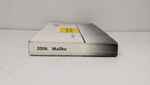 2006 Chevrolet Malibu Owners Manual Book Guide OEM Used Auto Parts - Oemusedautoparts1.com