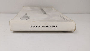 2010 Chevrolet Malibu Owners Manual Book Guide OEM Used Auto Parts - Oemusedautoparts1.com