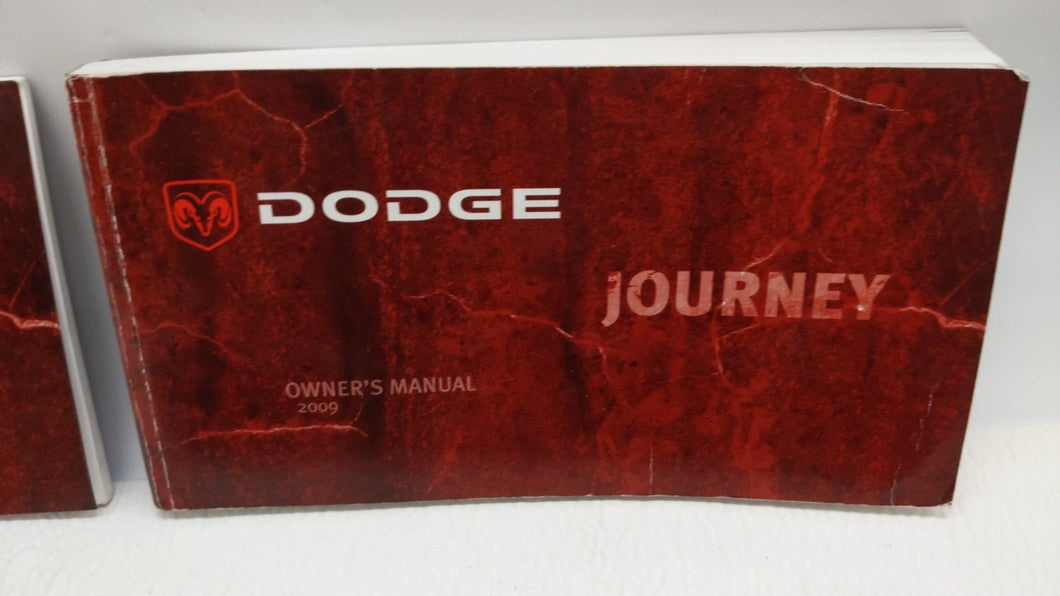 2009 Dodge Journey Owners Manual Book Guide OEM Used Auto Parts - Oemusedautoparts1.com