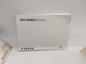 2016 Kia Forte Owners Manual Book Guide OEM Used Auto Parts - Oemusedautoparts1.com