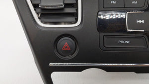 2013-2015 Honda Civic Am Fm Cd Player Radio Receiver 138333 - Oemusedautoparts1.com