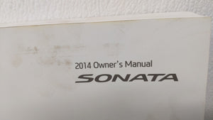 2014 Hyundai Sonata Owners Manual Book Guide OEM Used Auto Parts - Oemusedautoparts1.com