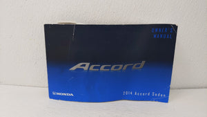 2014 Honda Accord Owners Manual Book Guide OEM Used Auto Parts - Oemusedautoparts1.com