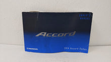 2014 Honda Accord Owners Manual Book Guide OEM Used Auto Parts - Oemusedautoparts1.com