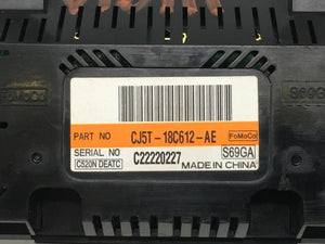 2013 Ford Escape Climate Control Module Temperature AC/Heater Replacement P/N:PN:CJ5T-18C612-AE Fits OEM Used Auto Parts - Oemusedautoparts1.com