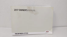 2017 Kia Sorento Owners Manual Book Guide OEM Used Auto Parts - Oemusedautoparts1.com