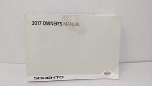 2017 Kia Sorento Owners Manual Book Guide OEM Used Auto Parts - Oemusedautoparts1.com