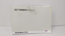 2017 Kia Sorento Owners Manual Book Guide OEM Used Auto Parts - Oemusedautoparts1.com