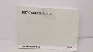 2017 Kia Sorento Owners Manual Book Guide OEM Used Auto Parts - Oemusedautoparts1.com