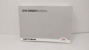 2016 Kia Optima Owners Manual Book Guide OEM Used Auto Parts - Oemusedautoparts1.com