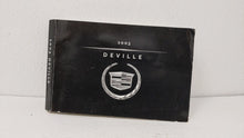 2003 Cadillac Deville Owners Manual Book Guide OEM Used Auto Parts - Oemusedautoparts1.com