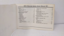 2010 Chevrolet Malibu Owners Manual Book Guide OEM Used Auto Parts - Oemusedautoparts1.com