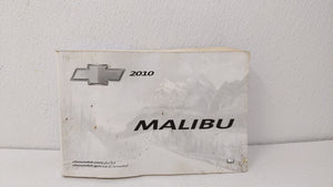 2010 Chevrolet Malibu Owners Manual Book Guide OEM Used Auto Parts - Oemusedautoparts1.com