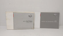 2012 Nissan Altima Owners Manual Book Guide OEM Used Auto Parts - Oemusedautoparts1.com