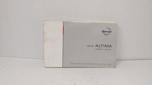 2012 Nissan Altima Owners Manual Book Guide OEM Used Auto Parts - Oemusedautoparts1.com