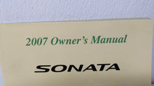 2007 Hyundai Sonata Owners Manual Book Guide OEM Used Auto Parts - Oemusedautoparts1.com