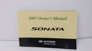 2007 Hyundai Sonata Owners Manual Book Guide OEM Used Auto Parts - Oemusedautoparts1.com