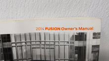 2014 Ford Fusion Owners Manual Book Guide OEM Used Auto Parts - Oemusedautoparts1.com