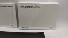 2016 Kia Sedona Owners Manual Book Guide OEM Used Auto Parts - Oemusedautoparts1.com