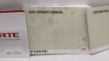 2018 Kia Forte Owners Manual Book Guide OEM Used Auto Parts - Oemusedautoparts1.com