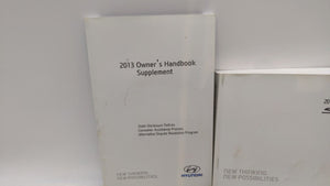 2013 Hyundai Sonata Owners Manual Book Guide OEM Used Auto Parts - Oemusedautoparts1.com