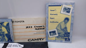 2001 Toyota Camry Owners Manual Book Guide OEM Used Auto Parts - Oemusedautoparts1.com