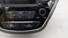 2013 Hyundai Elantra Radio AM FM Cd Player Receiver Replacement P/N:96170-3X165RA5 Fits OEM Used Auto Parts - Oemusedautoparts1.com