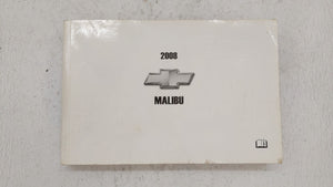 2008 Chevrolet Malibu Owners Manual Book Guide OEM Used Auto Parts - Oemusedautoparts1.com