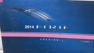 2014 Kia Forte Owners Manual Book Guide OEM Used Auto Parts - Oemusedautoparts1.com