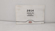 2014 Kia Forte Owners Manual Book Guide OEM Used Auto Parts - Oemusedautoparts1.com