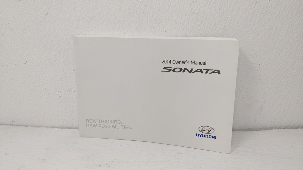 2014 Hyundai Sonata Owners Manual Book Guide OEM Used Auto Parts - Oemusedautoparts1.com