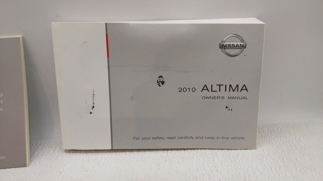 2010 Nissan Altima Owners Manual Book Guide OEM Used Auto Parts - Oemusedautoparts1.com