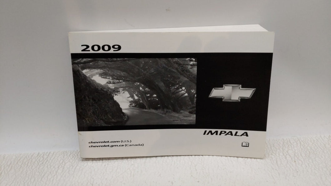 2009 Chevrolet Impala Owners Manual Book Guide OEM Used Auto Parts - Oemusedautoparts1.com