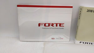 2018 Kia Forte Owners Manual Book Guide OEM Used Auto Parts - Oemusedautoparts1.com