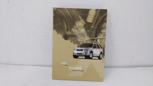 2005 Ford Escape Owners Manual Book Guide OEM Used Auto Parts - Oemusedautoparts1.com