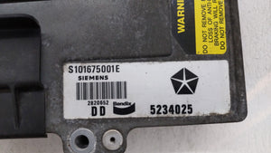 1993 Dodge Caravan Chassis Control Module Ccm Bcm Body Control 5234025 - Oemusedautoparts1.com