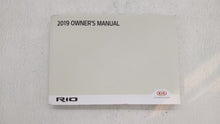 2019 Kia Rio Owners Manual Book Guide OEM Used Auto Parts - Oemusedautoparts1.com