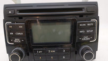 2011 Hyundai Sonata Radio AM FM Cd Player Receiver Replacement P/N:96180-3Q000 Fits OEM Used Auto Parts - Oemusedautoparts1.com