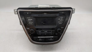 2013 Hyundai Elantra Radio AM FM Cd Player Receiver Replacement P/N:96170-3X165RA5 Fits OEM Used Auto Parts - Oemusedautoparts1.com