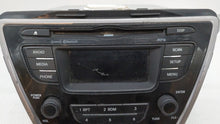 2013 Hyundai Elantra Radio AM FM Cd Player Receiver Replacement P/N:96170-3X165RA5 Fits OEM Used Auto Parts - Oemusedautoparts1.com