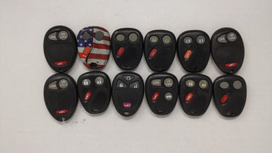 Lot Of 12 Aftermarket Keyless Entry Remote Fob Mixed Fcc Ids Mixed Part - Oemusedautoparts1.com