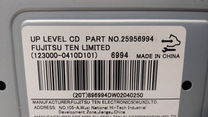 2008 Chevrolet Equinox Radio AM FM Cd Player Receiver Replacement P/N:25956994 Fits OEM Used Auto Parts - Oemusedautoparts1.com