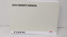 2019 Kia Forte Owners Manual Book Guide OEM Used Auto Parts - Oemusedautoparts1.com