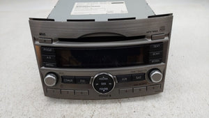 2010-2012 Subaru Legacy Radio AM FM Cd Player Receiver Replacement P/N:86201AJ64A 86201AJ64A Fits 2010 2011 2012 OEM Used Auto Parts - Oemusedautoparts1.com